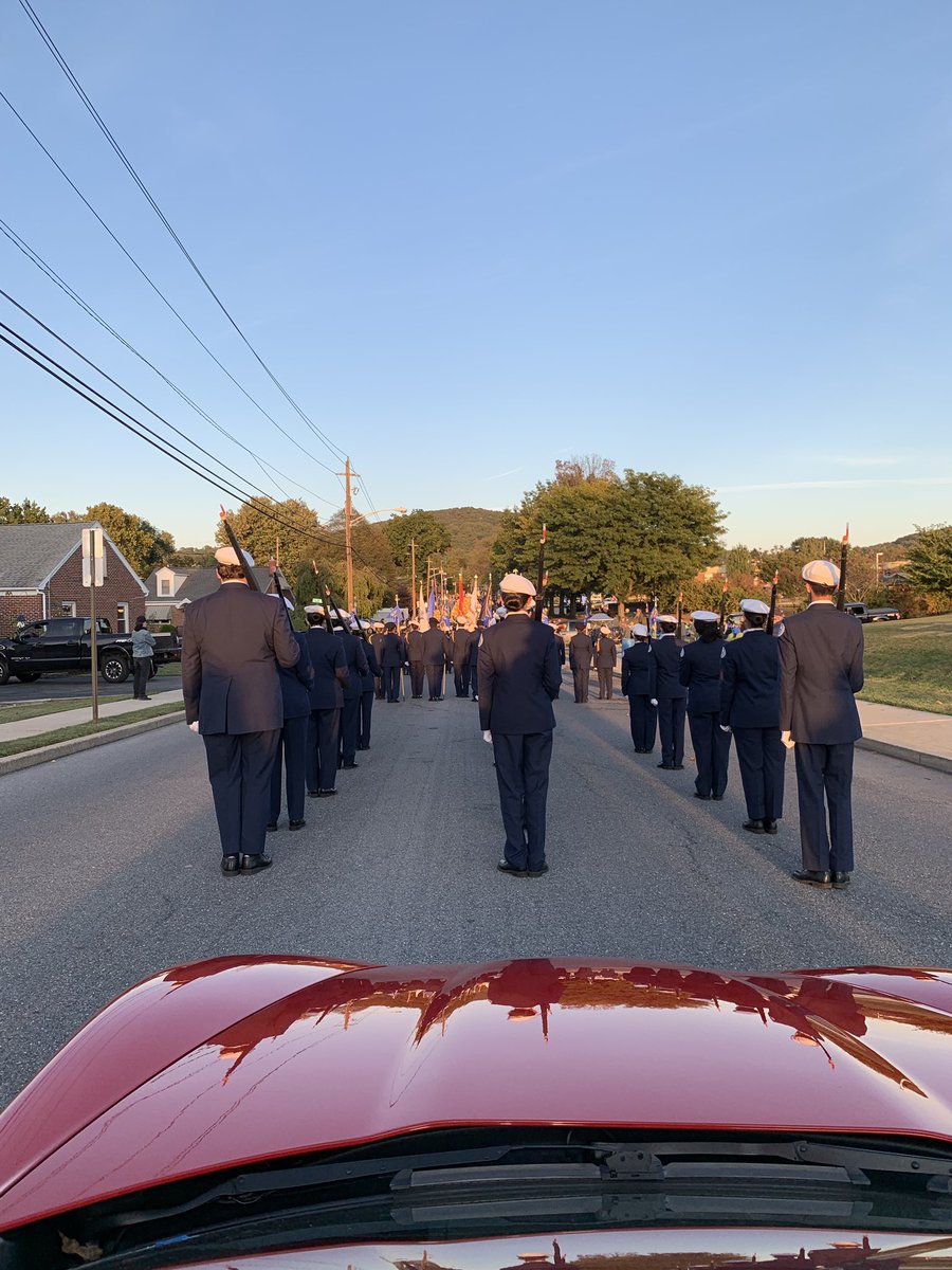 rock2work's tweet photo. Temple Halloween Parade...Muhlenberg AF JROTC...@muhlsd https://t.co/nb60zTdn4b