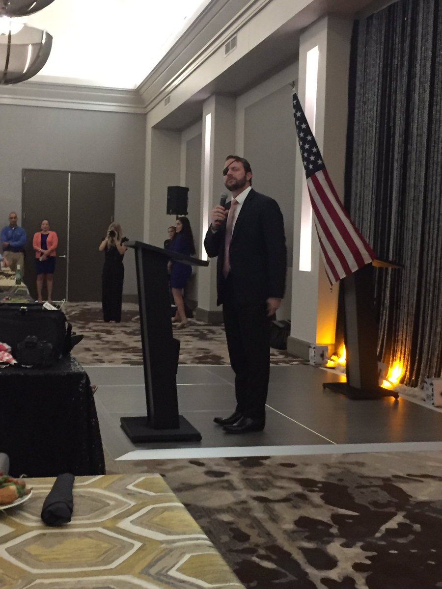 samforhouston's tweet photo. Having a great time listening to @RepDanCrenshaw and other great speakers at 84 session of @txyoungrep https://t.co/qHngnGvLg5