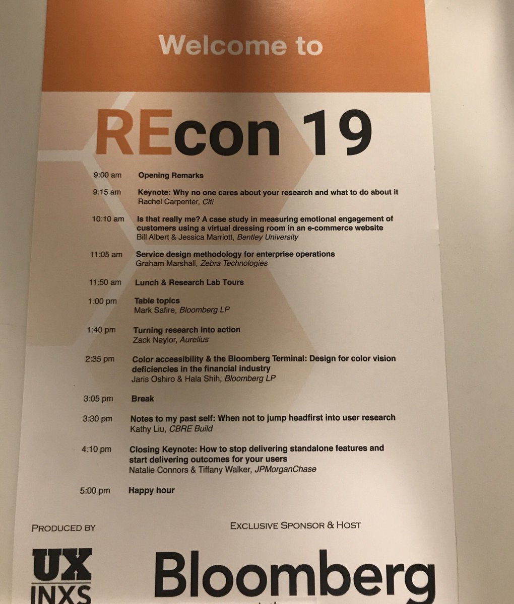 justdeepti's tweet photo. Spent my Saturday being surrounded by industry leaders discussing user research. Couldn’t be more inspired. A fab event put together by @ux_inxs at Bloomberg #ReCon19 #ux #uxresearch https://t.co/LJbaVXtubw