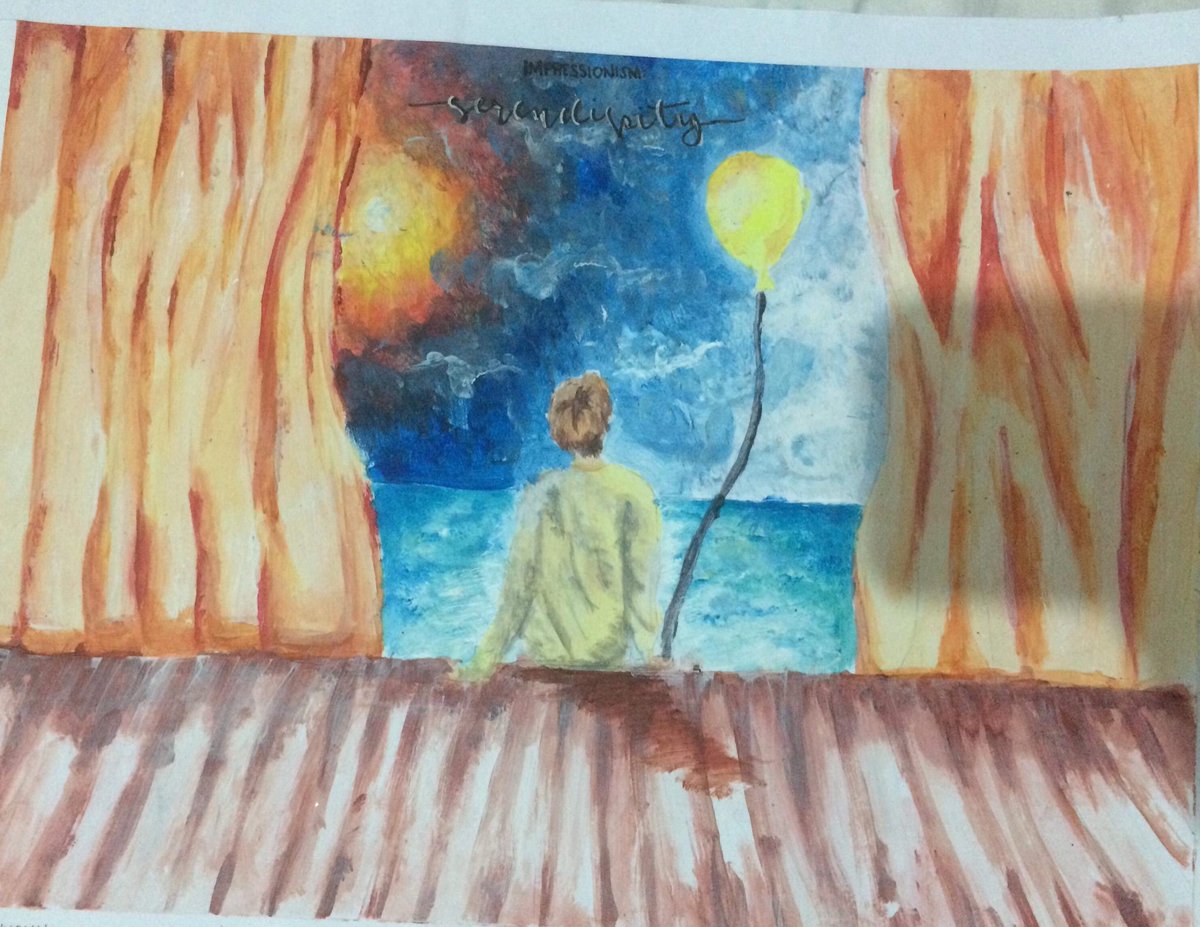 JULY 2019*school project; first acrylic painting