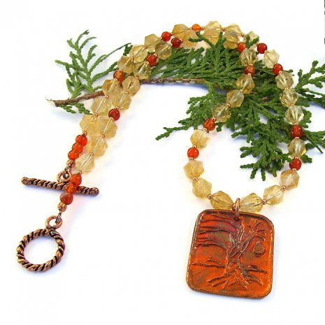 ShadowDogDesign's tweet image. Glowing #TreeofLife / #Yggdrasil #Necklace w/ Citrine &amp;amp; Carnelian! bit.ly/WorldTreeIM via @ShadowDogDesign #handmade #TreeofLifeNecklace