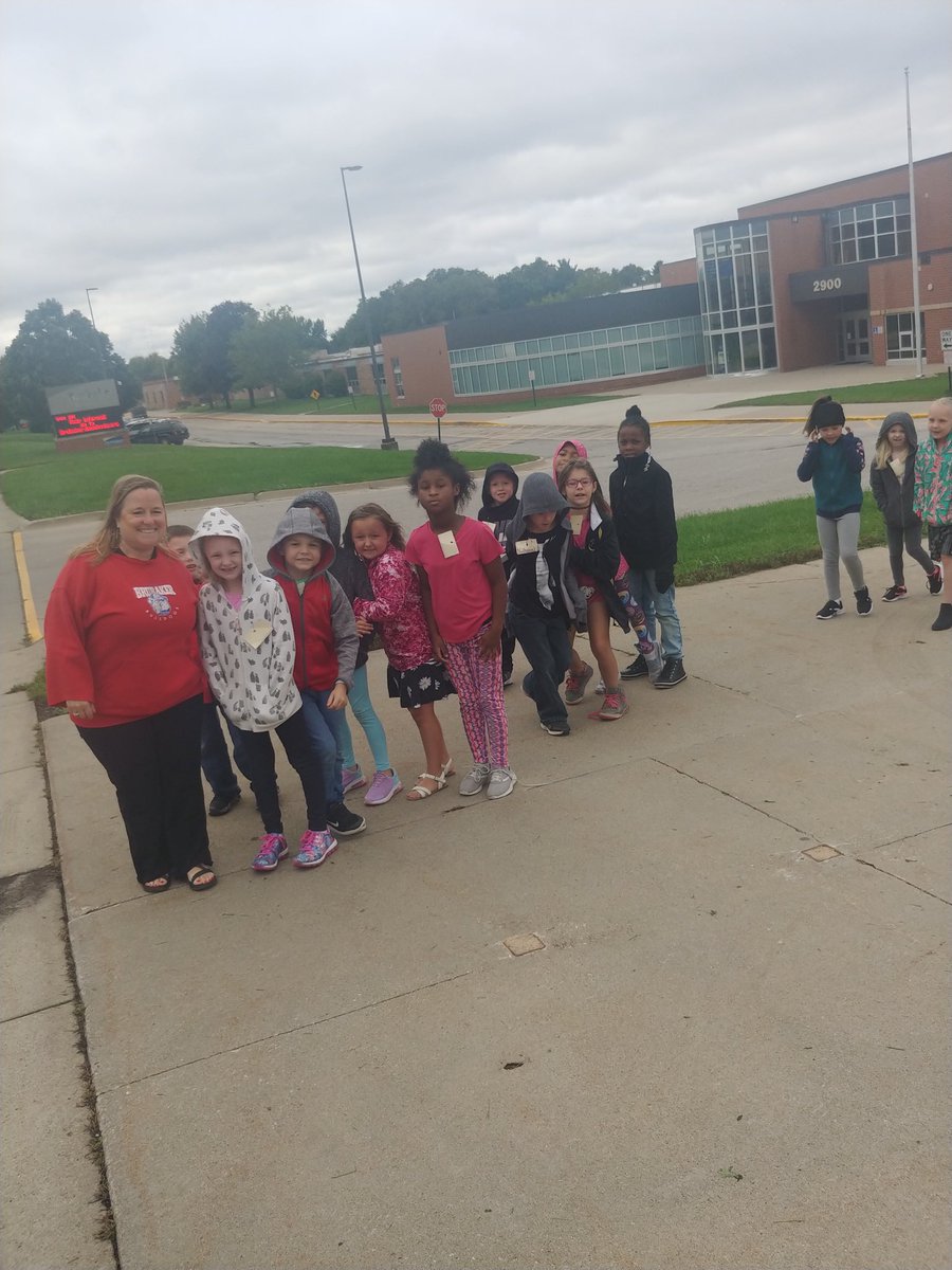 Ms_L_Anderson_'s tweet image. Brubaker all school walk was a little chilly this week. 
#FunWasHadByAll