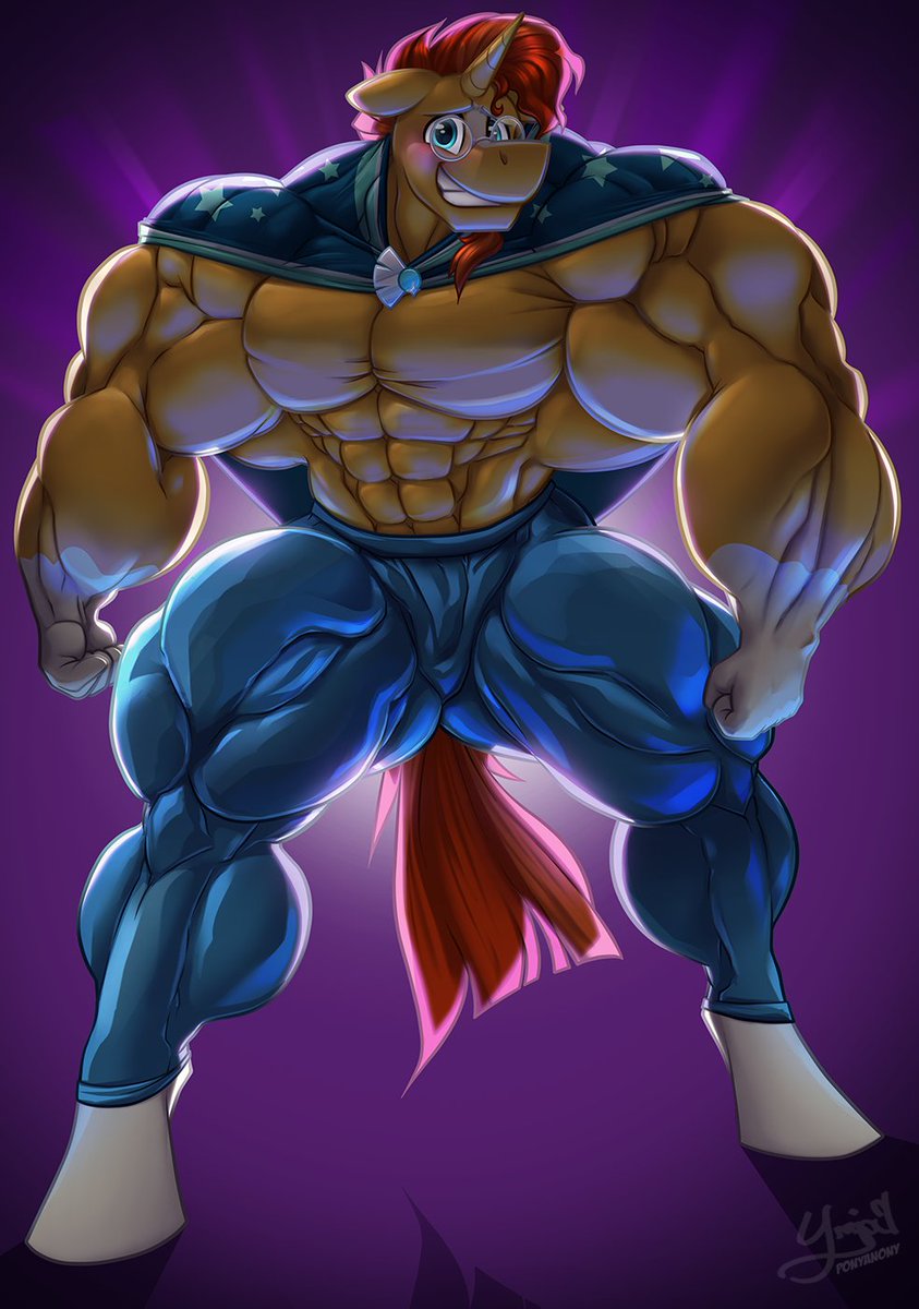 While FA is busy updating a comic featuring Shining Armor and huge muscles