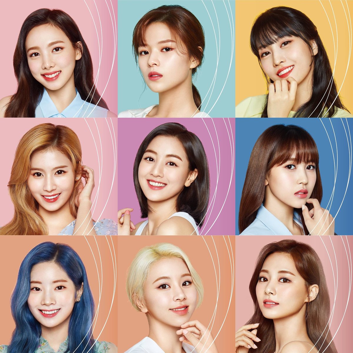 Acuvue Define released close-up HD photos of TWICE (from their
