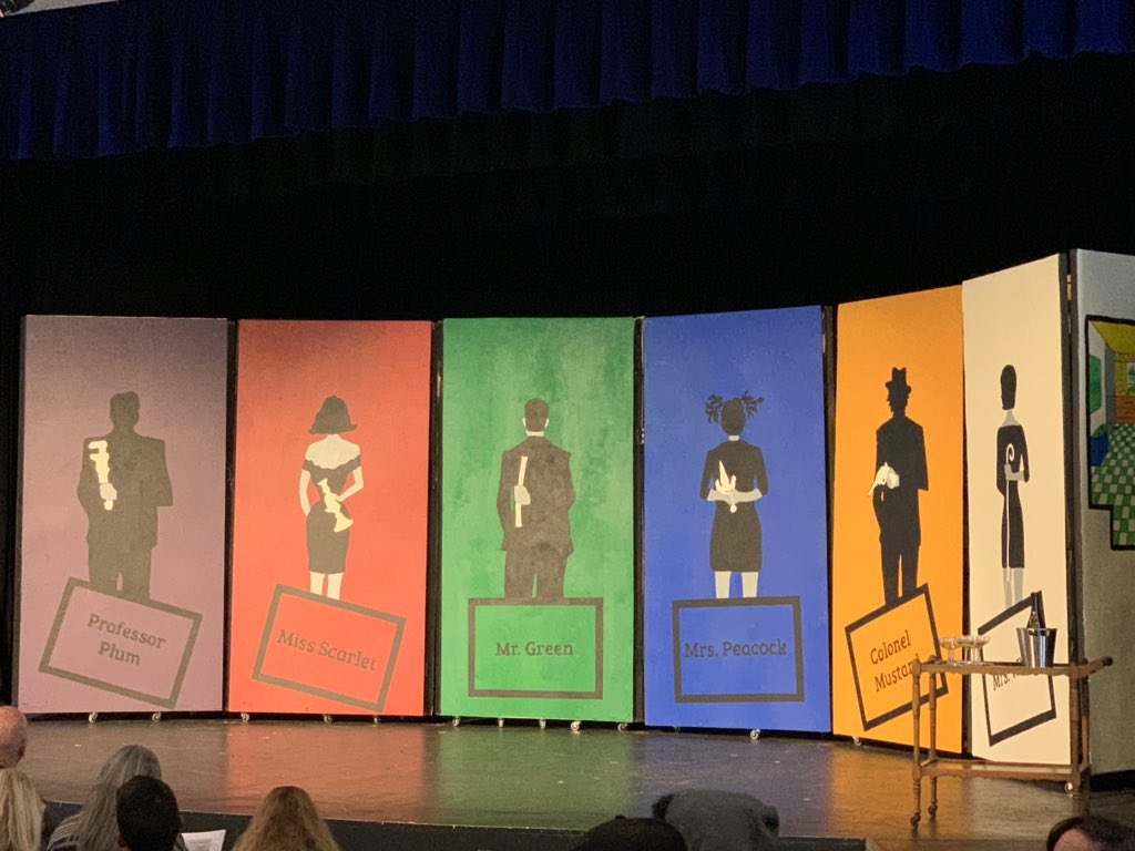 Can’t wait for our drama performance of Clue to start