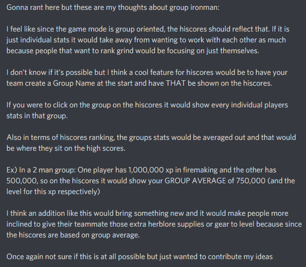 Devious on Twitter "My thoughts on how I believe the hiscores for