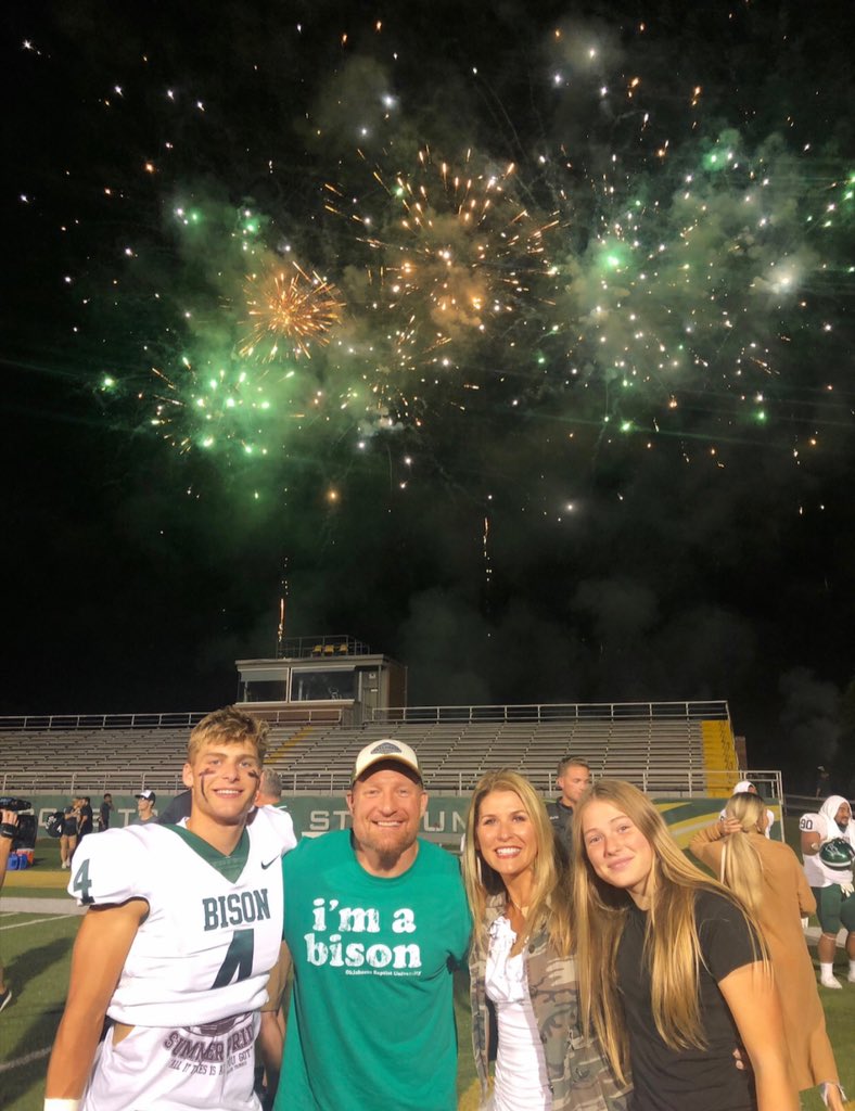 Janet Phipps (@janetjphipps) on Twitter photo OBU winning on the road with an historic win against AR Tech! Weโll take the fireworks for that ๐ #Bison#4 <a href="/Braden_Phipps/">Braden Phipps</a> <a href="/OBU_Football/">OBU Football</a> OBU winning on the road with an historic win against AR Tech! Weโll take the fireworks for that ๐ #Bison#4 <a href="/Braden_Phipps/">Braden Phipps</a> <a href="/OBU_Football/">OBU Football</a>
