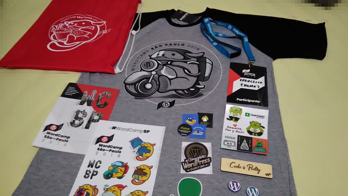 dotjunior's tweet photo. #WordCampSP 2019: um evento digno desde grande #CMS; o #WordPress. #UNINOVE #LiquidWeb #WooCommerce #Jetpack #Bluehost #MercadoPago #PayPal #GreeGeeks #GoDadaddy #HostGator #EasyWP #WEGLOT #HubSpot #DreamHost #WPADMINPAGESPRO #LocaWeb #SiteGround #StudioVisual #Kinsta https://t.co/Yn173S9gOA