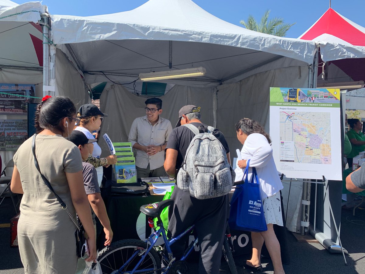 MetroWsab's tweet photo. We had a busy Saturday providing info on the WSAB Project to attendees at the Artesia International Street Fair &amp; Diversity Festival &amp; the Huntington Park Sabor de Mexico Lindo Downtown Festival. Stay tuned for info on upcoming Community Meetings! 👉 https://t.co/x2tGhx9JkP https://t.co/3NCpn3ziNy