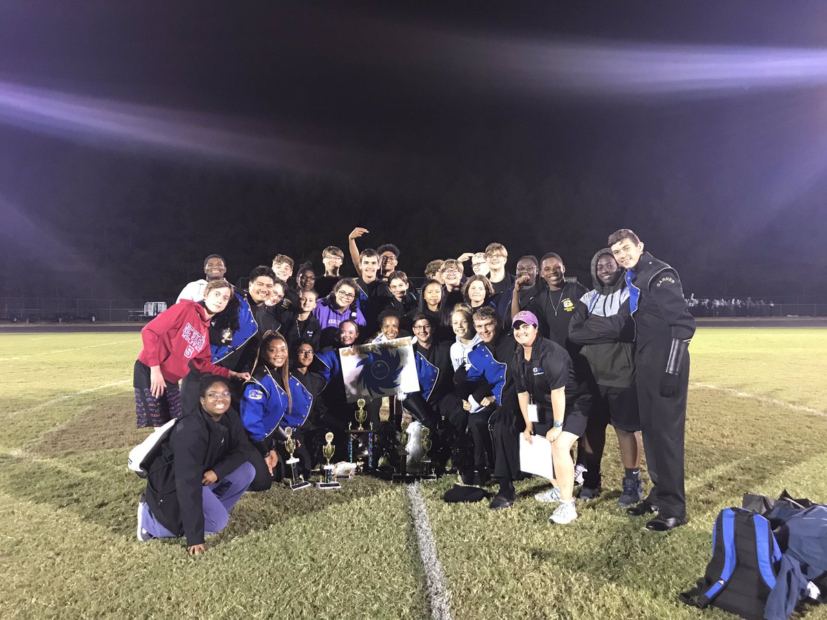 mnrag1's tweet photo. Excellent job Trojans! 2nd percussion, 1st music, 2nd visual, 1st general effect, and 1st overall in class 1A  @gmhsbands @Garner_HS https://t.co/83MWHVZSCy