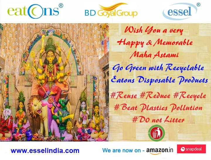 Essel_Eatons's tweet photo. #HappyDurgaPuja 
#HappyDurgaAshtami 
#reduce 
#reuse 
#recycle
#beatplasticspollution
#donotlitter 
#SaveEarth https://t.co/a5iPvnlwMq