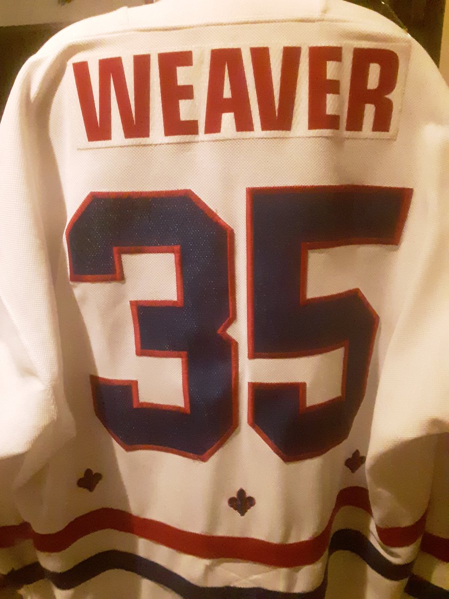 Happy to have landed a @coleweaver1998 Fighting Saints alternate sweater from his season in Dubuque. Absolutely loved seeing him play and I miss having him here!