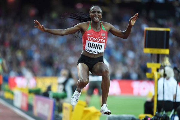 My favorite athlete #HellenObiri, I believed  that 5000 was home even before we started. 
#Faith did HDR best but I know she has in her vein the grain of a champion. We are proud of you as a country.