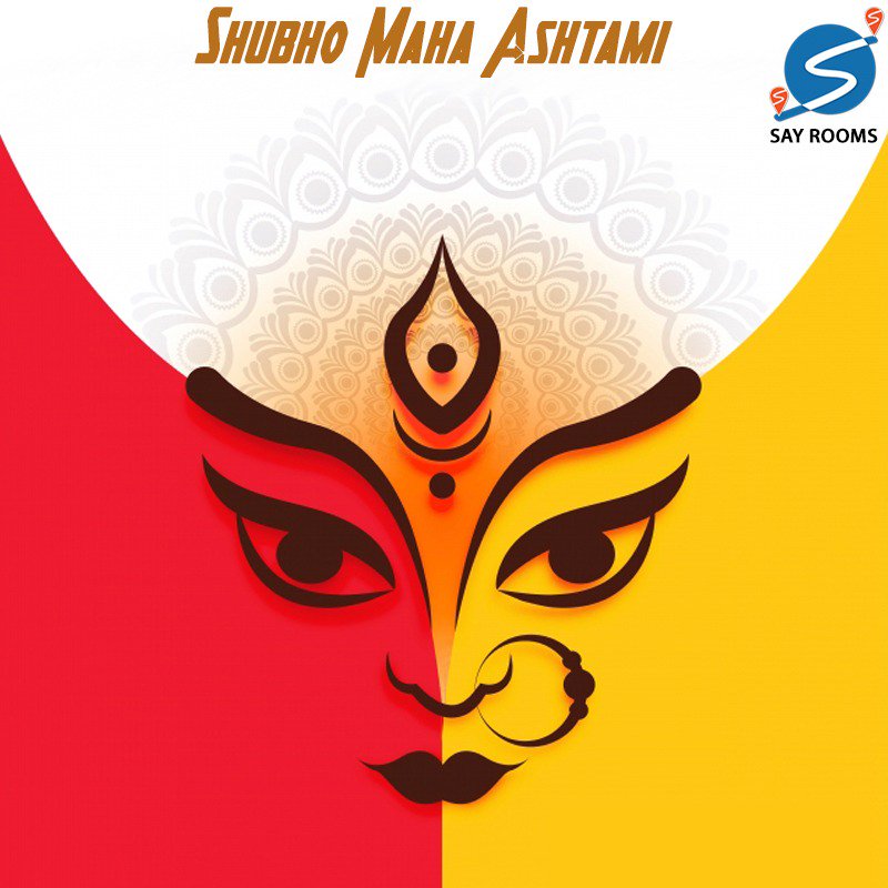 RoomsSay's tweet photo. Considered the most significant day of Mother #Goddess' presence within us, Maha Ashtami is felicitating her in virgin form (#Kumari),then she is worshipped in the form of #Mahishashurmordini during Sandhipuja (conjunctural #24mins each from the end of #Ashtami and #Navami) https://t.co/F9jmP3fnc8