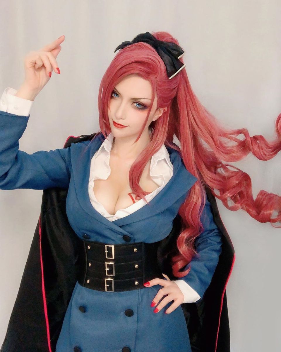 ウィッグ付き】ヒプノシスマイク 勘解由小路無花果 コスプレ 衣装 特価