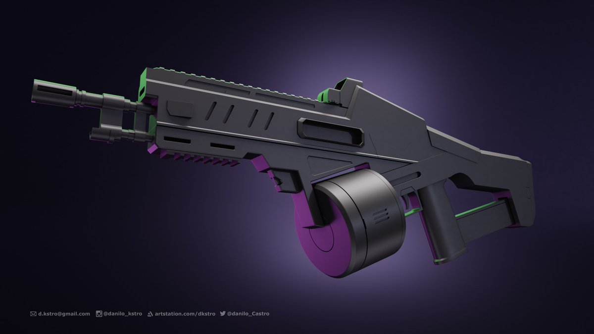 Danilo_Castro's tweet photo. Project I am doing in my free time, still in WIP. I only used Blender 2.81. #b3d #Cycles #weapon #3dmodeling #ST52 https://t.co/haBNoZzneA