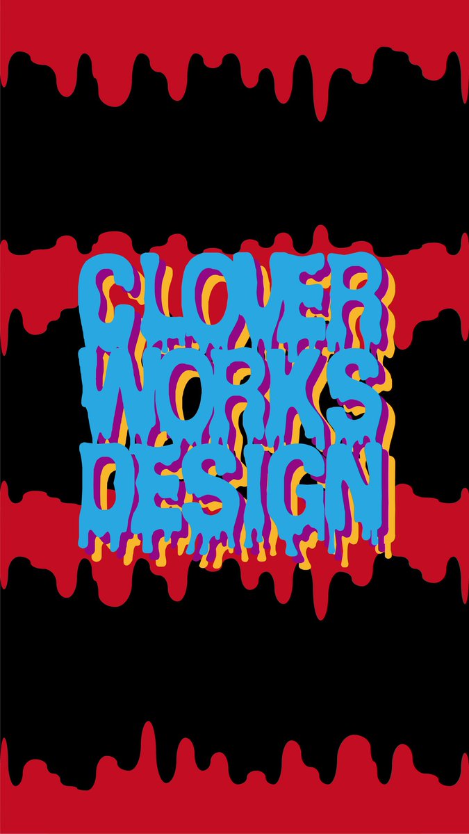 Cloverworksdesign ドロドロ色の混雑 壁紙サイズver