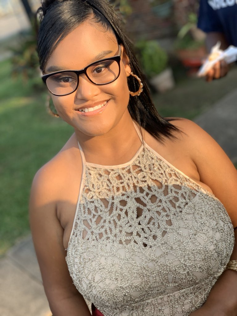 theOGtaughtyou's tweet photo. my miracle baby 😭, doctors said you never was gonna walk and talk but look at you now ❤️❤️❤️ #firstHomecoming #Homecoming2019 & yes she had two dates 😂🥰 https://t.co/46jba0ADgh