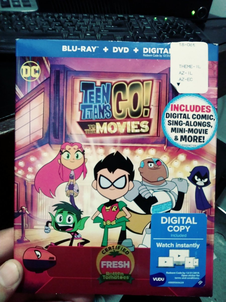 JonathanWard8's tweet photo. Finally own a copy of @TeenTitansMovie Can't wait to show my roommate. @GregCipes @scottmenville @tarastrong @kharypayton @DCComics @wbpictures loved this movie https://t.co/5GWiC7d7yu