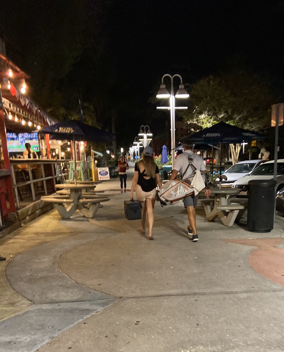 Why not at 12:30am in St Pete? #whereshegoing #wherehecamefrom