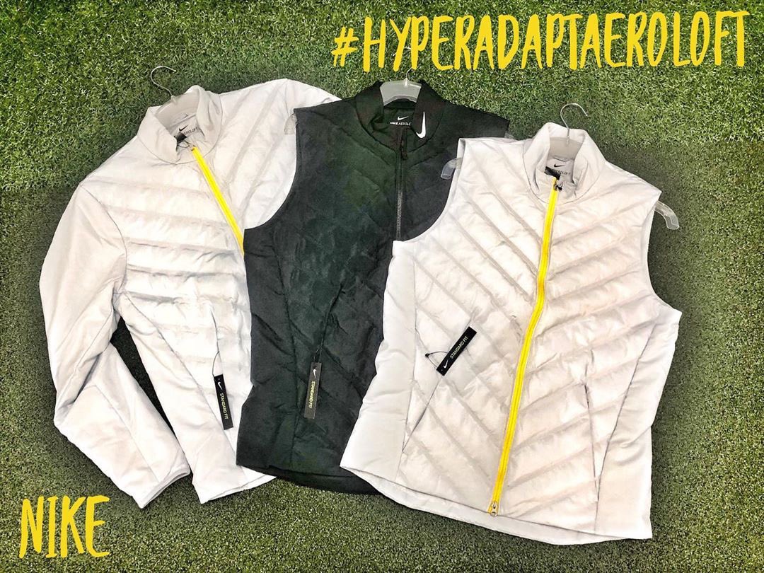 spanishhands72's tweet photo. Bring On The Elements.....
#repost • @clydewaygolf ⬛️▫️🔸 New Season Nike
Just in time for the changing seasons the new @nike HyperAdapt Aeroloft outerwear.
#nikegolf #hyperadapt #aeroloft https://t.co/HKCPyS8cvN