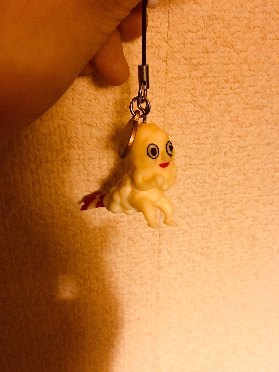 たまこ ヒガシマルのキャラクターで天ぷらうどんの えび代さん が好きで グッズがないから手作りしました 地味に大変だった ヒガシマル 出汁 えび代さん
