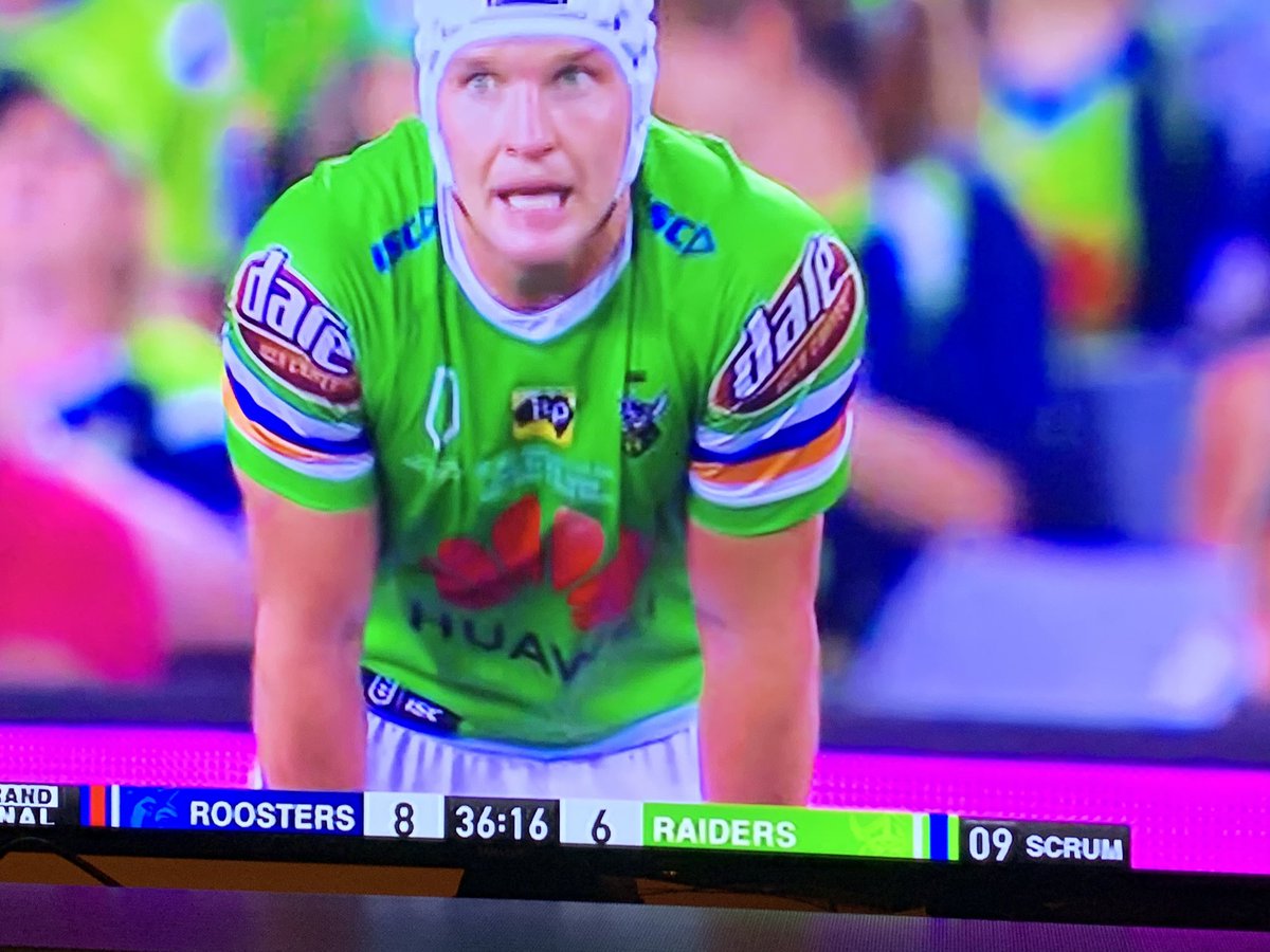 DrMelStoneham's tweet photo. This is what my kids are seeing during @NRL grand final. A whole lot of unhealthy food &amp; drink products #cleanupsport #dunkthejunk @PHAIWA @HealthwayWA @MelissaSweetDr @OPCAustralia @NRLonNine @RaidersCanberra @sydneyroosters https://t.co/hsXcDW2crK
