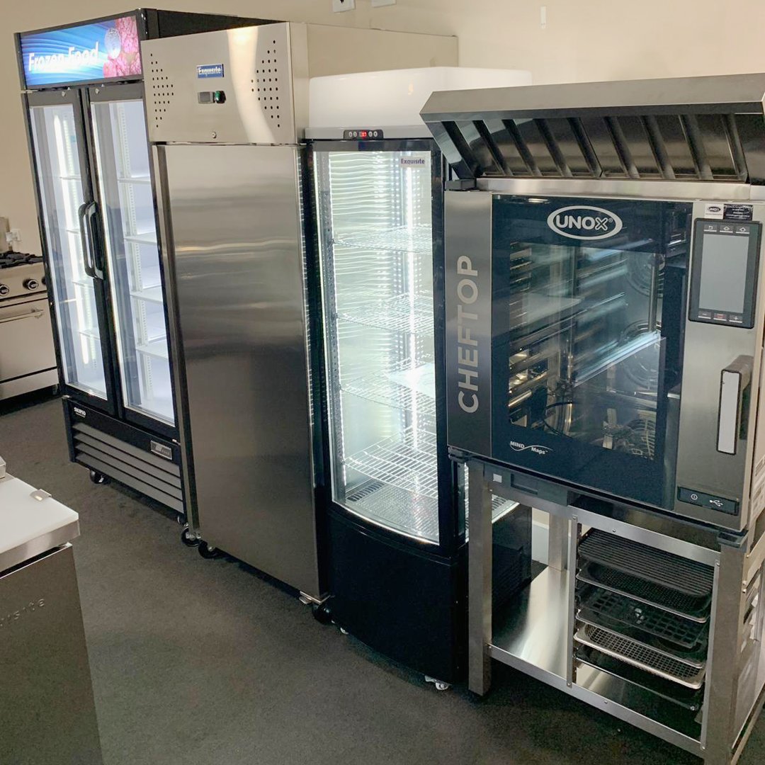 Whether you are looking at new commercial refrigeration or combi steam ovens, we have many options for you to explore.

Drop into our Sydney or Melbourne showrooms and chat to one of our equipment consultants about how we can help fine tune your kitchen!