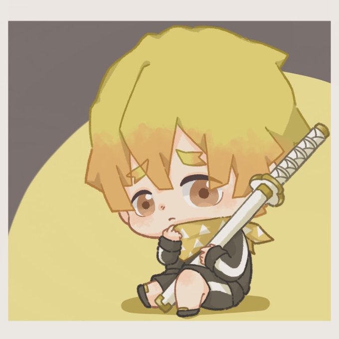 のろあん 低浮上.....🙇‍♂️さんがTwitterに投稿した我妻善逸(鬼滅の刃)のイラスト。