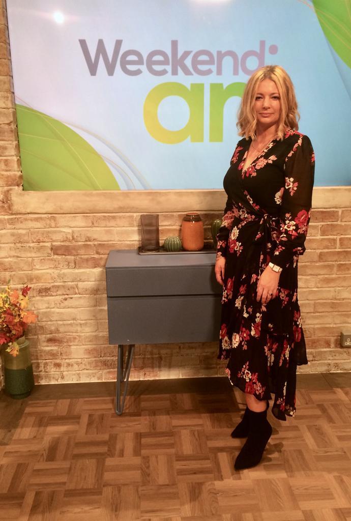 .<a href="/CostelloJoanne/">Joanne Costello</a> is showing us how to wear tweed this Autumn NEXT #WeekendAM