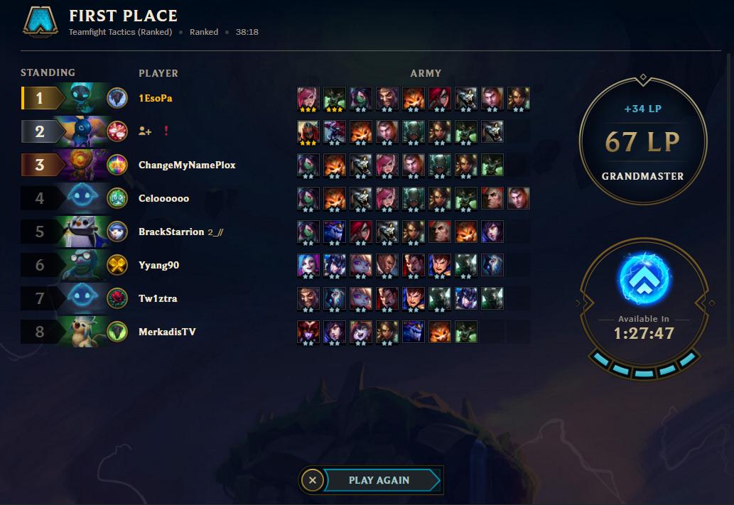 EsoStream's tweet image. What a diverse meta we have XDDDDDDDDDD