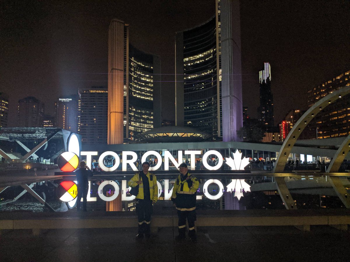 FirstDownsview's tweet image. Good morning from Nuit Blanche!