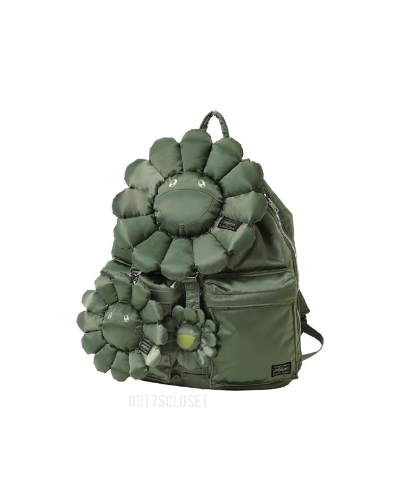 TAKASHI MURAKAMI × PORTER 2Way Helmet Bag Sage Green New unused item