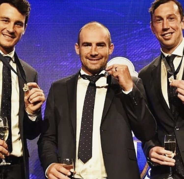 GeelongFalcons's tweet photo. Congratulations to all #formerfalcons who took out major Club awards over the best few weeks! Ben Cunnington, Pat Dangerfield, James Worpel and Travis Boak won their respective Club Best & Fairests, with top 10 finishes for twelve others #alwaysafalcon https://t.co/E7FAFnPVl7