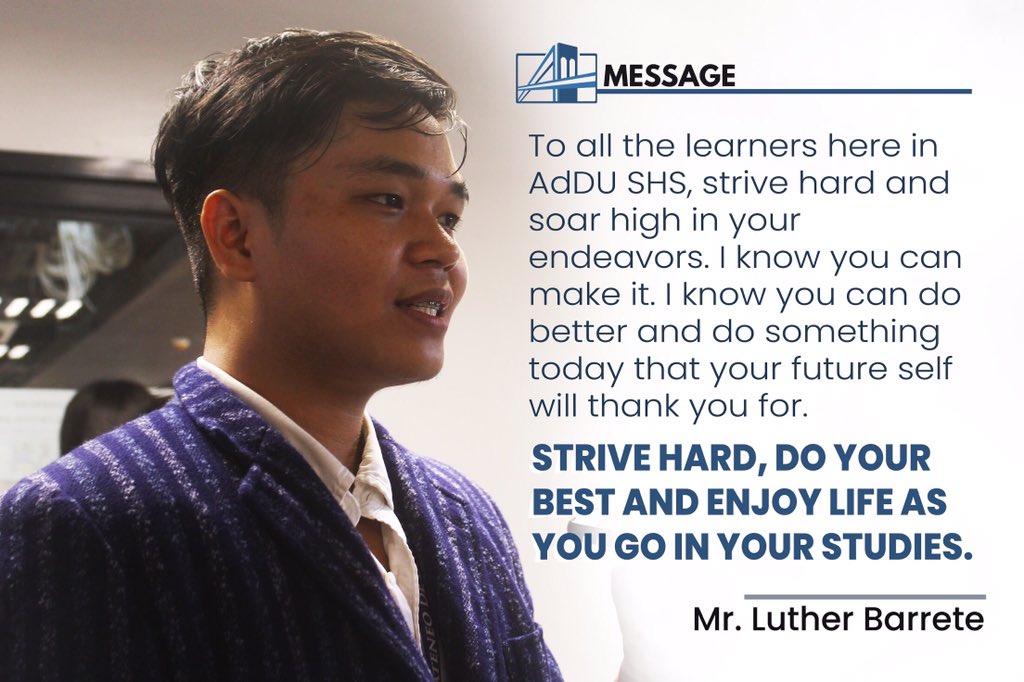 ashsbluebridge's tweet photo. #AGoodTeacher like Mr. Luther Barrete encourages his students to strive hard in their studies despite adversities. https://t.co/xXM4FdFNTW