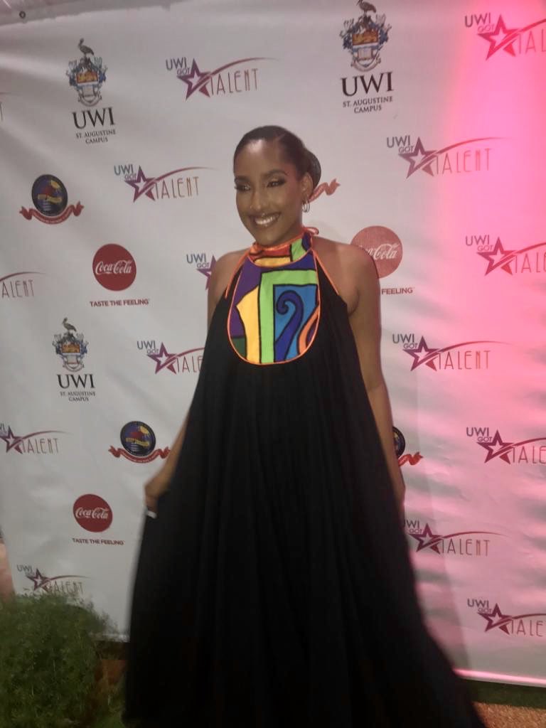 janaia_jac's tweet photo. This experience was top tier! The connections and relationships that I built &amp; made were sooo beneficial. I’m really happy that I was able to share my gift with the audience and that it was so well received! Thank you ❤️@uwigottalentsta 
Dress: The Cloth (Robert Young) https://t.co/E6sREBGeb5