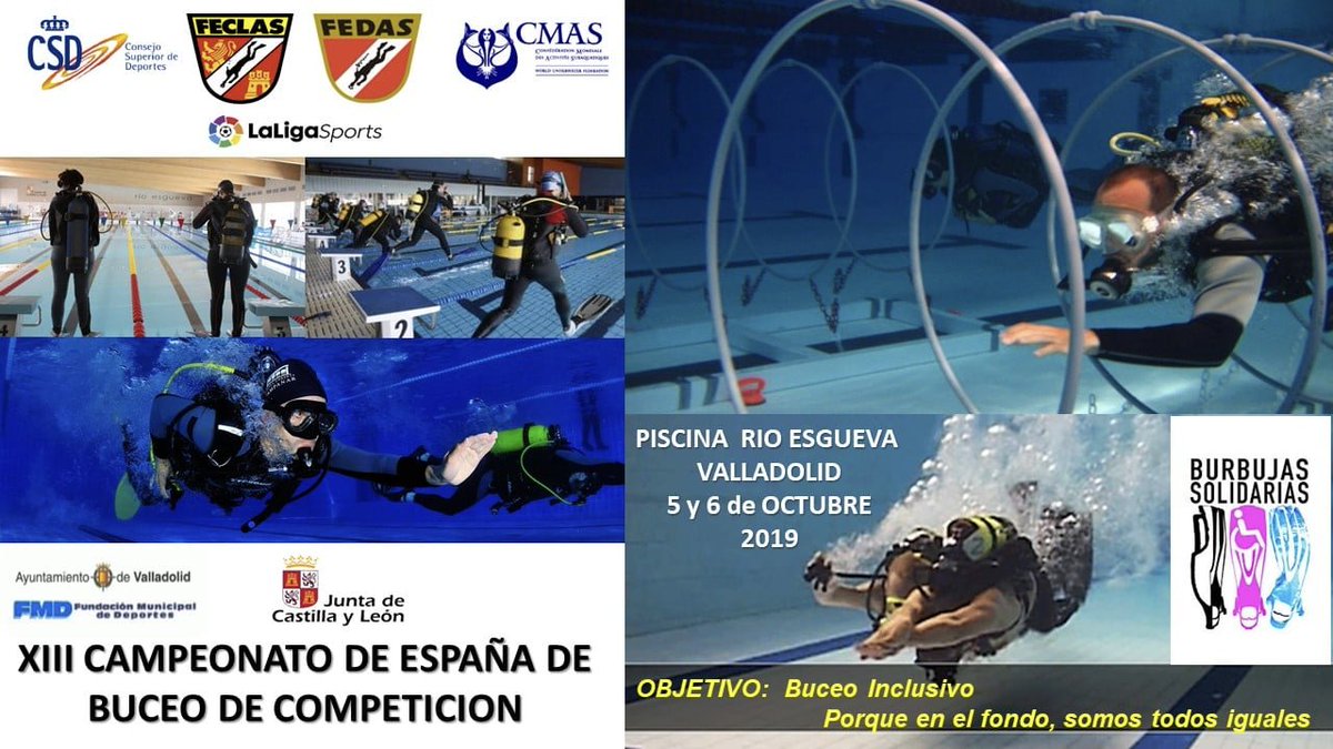Paqui_Berenguel's tweet photo. ¡Mucha Suerte a las Chicas en el #CampeonatodeEspaña 🇪🇸 de #BuceodeCompetición que se celebra en #Valladolid los días 5 y 6 de Octubre! #CMAS #FEDAS, @FAAS, @FEDASValencia, @FASRM, #FECLAS, #FEXAS, #FMDAS #ActividadesSubacuáticas #MujeryDeporte #DeporteFemenino https://t.co/bSVNtIPnOP