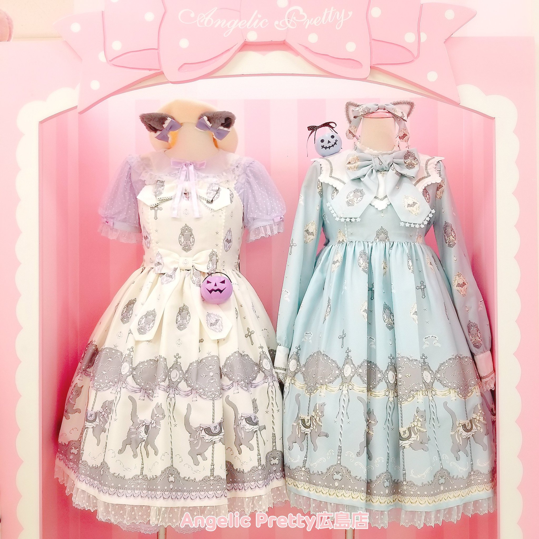Angelic Pretty Dream Cat Go Roundワンピース Dream Cat Go Round OP by Angelic Pretty