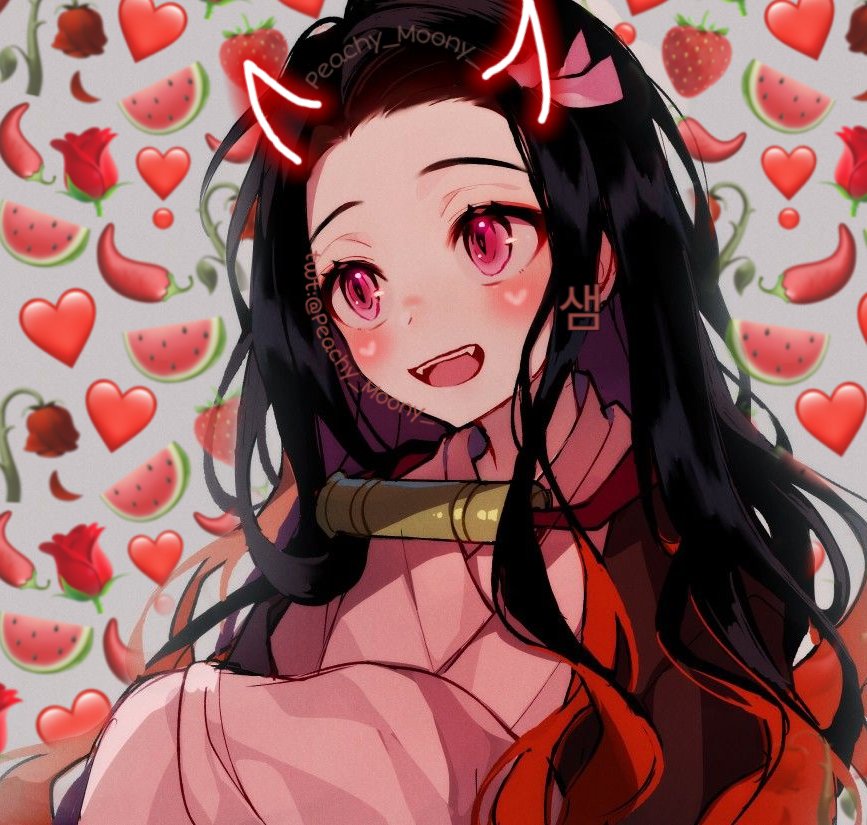 Red And Black Anime Girl PFP