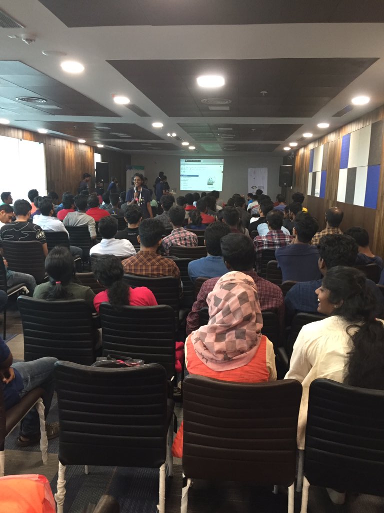 URengaraju's tweet photo. Had an amazing time at DevFest Cochin . A calm serene city combined with warm ,kind people !!! .. ..Great Food too !!!
Great interactions with people from TinkerHub(Gopi and team), pehia foundations .
@GDGBLR @GDGCochin @wtmcochin #DevfestCochin https://t.co/GpR10cXLMF