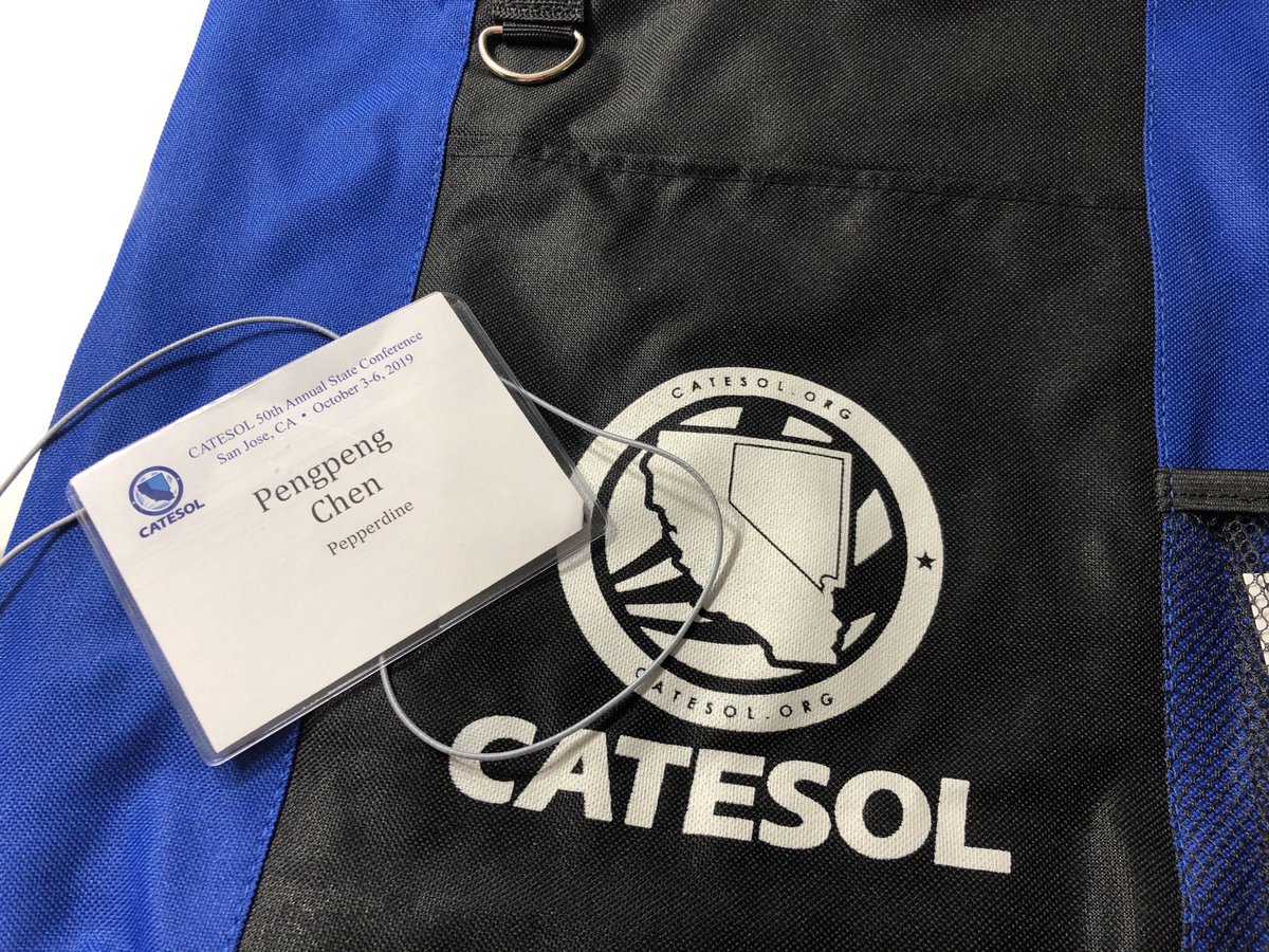 pumbaa_chen's tweet photo. Two days in @CA_TESOL are memorable experience for me. Hearing from other educators’ powerful viewpoint and regurgitating the new knowledge, #CATESOL19 is a ladder for me to broaden my vision in the field of TESOL. @PeppGSEP #PepperdineTESOL https://t.co/afNaW74vt8