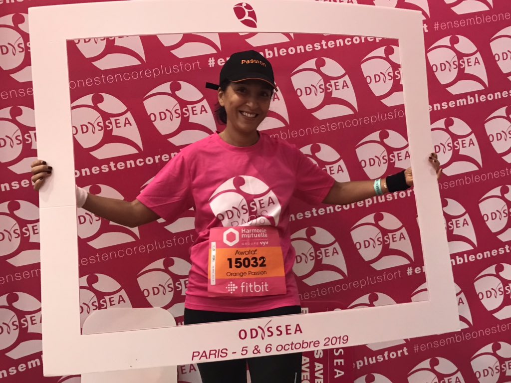 OrangePassionF's tweet photo. Départ imminent à #Odyssea ! Tous ensemble 💪🏽 #solidarité #odyssea2019 #octobrerose https://t.co/CFeKI51IMm