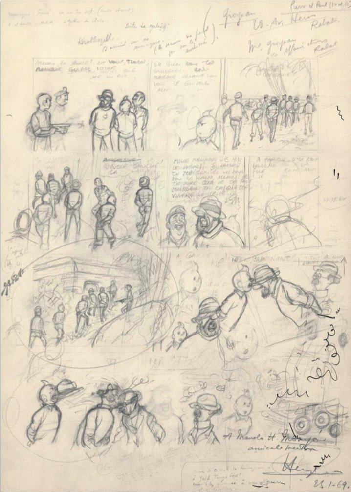 HarrocknRoll's tweet photo. "Le crayonné d’#Hergé que nous vendons ici a été offert à un peintre espagnol dans les années 1970, et à l’origine, c’est la famille du peintre qui a vendu le crayonné. Chaque cas est différent".
Via @ActuaBD
https://t.co/LxmhxEGjNu https://t.co/v7rHgv2rNV
#Tintin #DanielMaghen https://t.co/6YotJyzU6X