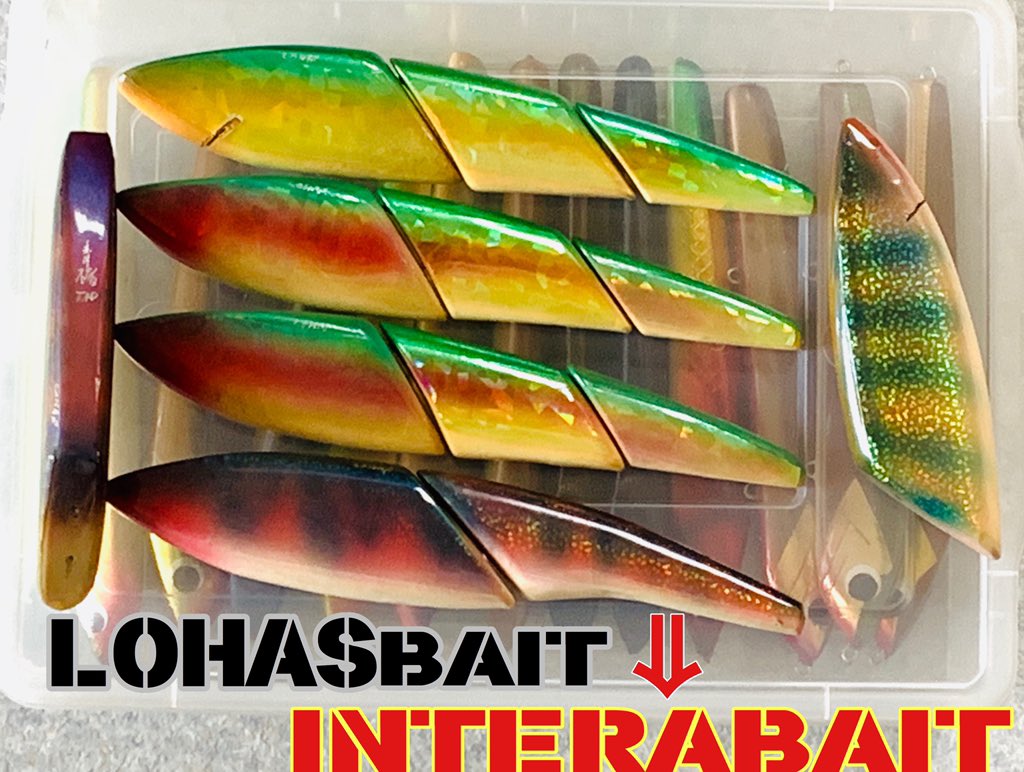 BaitGg's tweet photo. TAD BIG bait
『ロハスベイト』 から
☆ New name
『インタラベイト』 に
順次変わります。
#tadlure #bigbait
#LOHASbait #interabait
#basslure https://t.co/FevrefTs6k https://t.co/b21KXBWOza