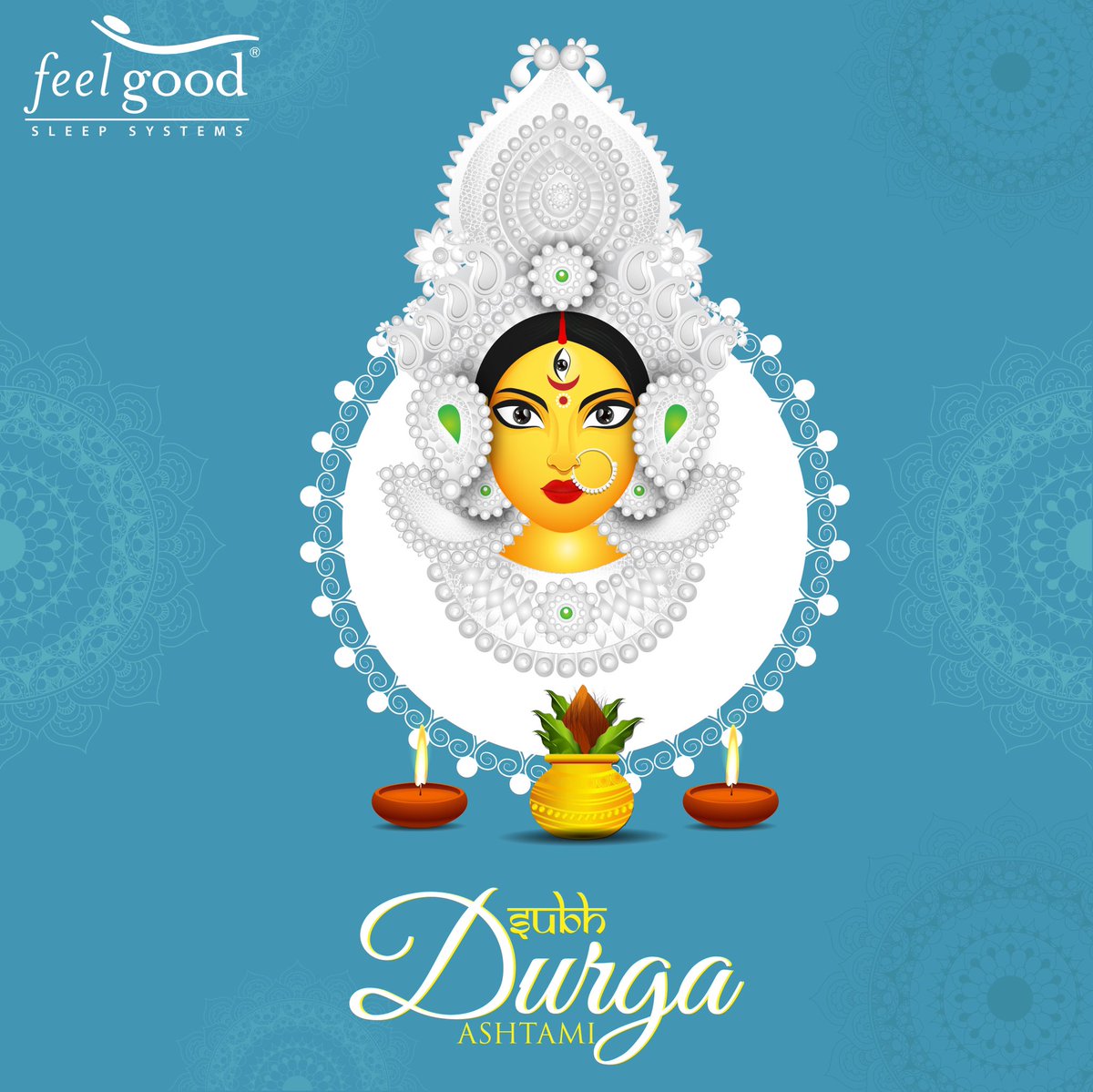 Subha Durga Asthami !!  
#Feelgoodsleepsystems #feelgood #adjustablebeds #electricbed #reclinerbed #remotecontrolbed #latexmattress #naturallatexmattress #latexfoam #latexfoammattress #latexmattressindia #naturallatex #naturallatexfoammattress
#gelinfusedmemoryfoammattress