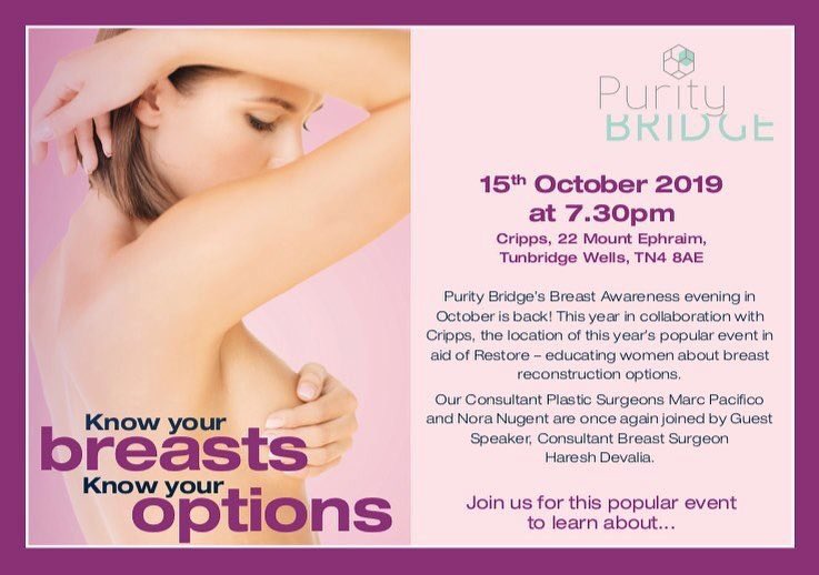 FountainsClose's tweet photo. Just over a week till this amazing event. @Restore_Breast feel very privileged to have been invited to be a part of this evening #RaisingAwareness #BreastReconstruction #SupportWhenNeeded #KnowYourBreasts @MarcPacifico @PurityBridgeTW https://t.co/jDLRK2H8XT