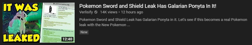 FactCheckVerlis's tweet photo. Fact Check - Ponyta has often been in lists of Alola or Galarian Form Pokémon, especially of it being a fairy unicorn. Just because one listed it doesn't mean that "leak" was accurate. https://t.co/H2RnUWsbFs