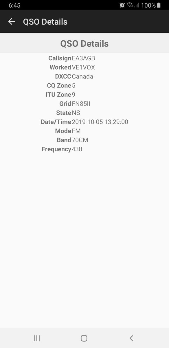 Very happy. New one DXCC in SATs . Me personal record distance qso FM mode. #amasatea #ao91sat #amsatna