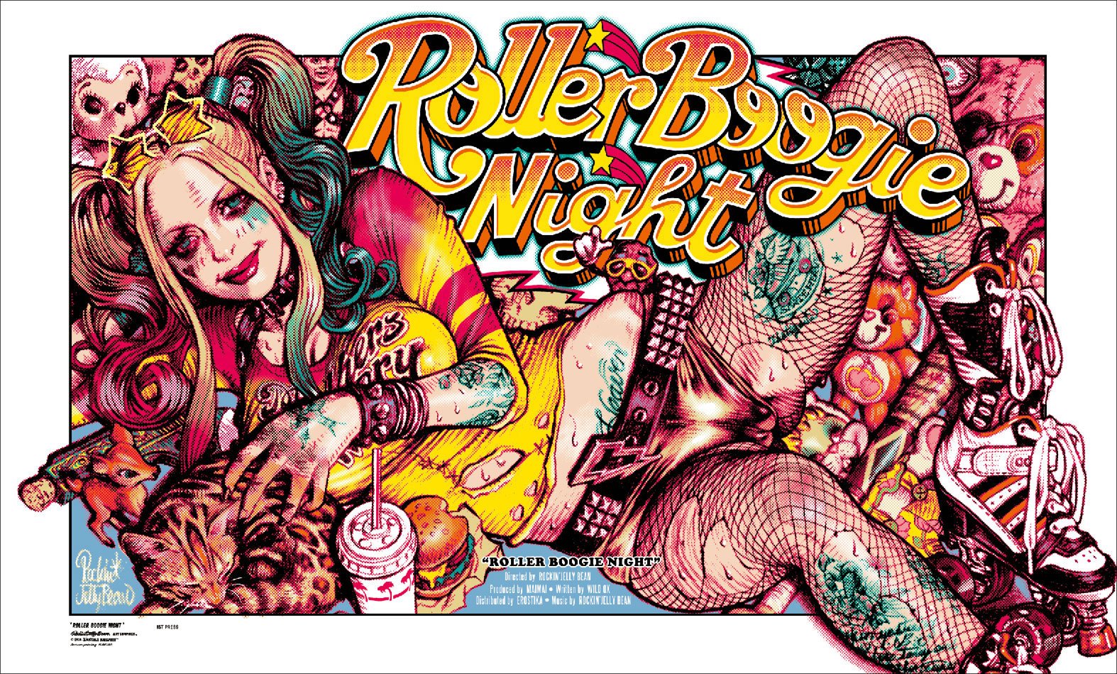工場直売 ロッキンジェリービーン ハーレイクイン｜フィギュア ポスター アメコミ