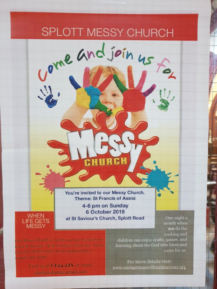 Messy church at St Saviours this afternoon. Why not come along? #bepartofyourcommunity